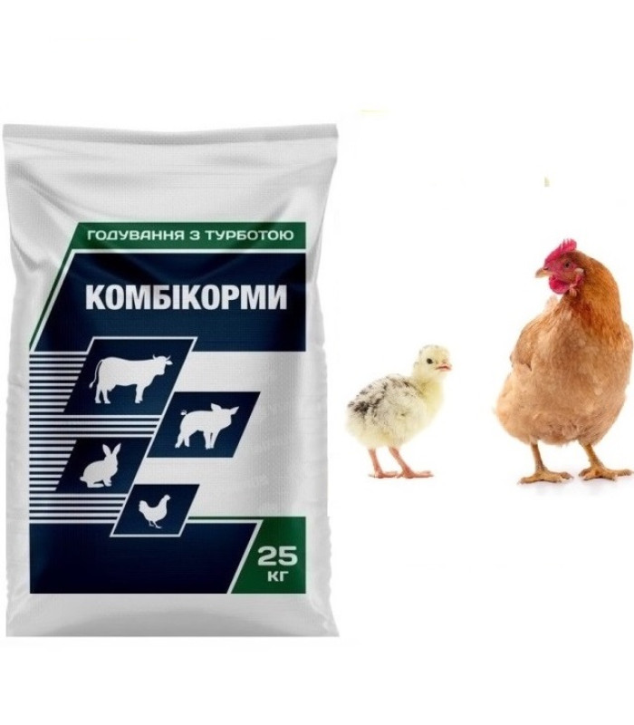 Концентрат БМВД 35% Стартер Концентрат для вирощування птиці ЕКО (0-130д) (25кг) Агромікс АМ38