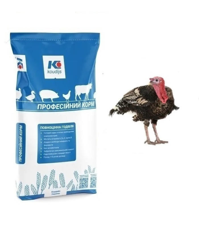 Комбікорм Гровер для Індиків від 36 до 85 дня 100% (25кг) 9730 (8091)
