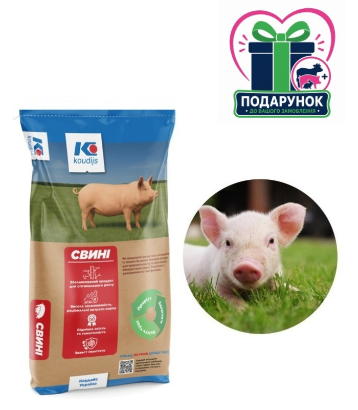 Стартер для поросят Концентрат (БМВД) 25 % (від 10 до 30кг живої ваги) (25 кг) Коудайс Україна 3222.250 Комфорт