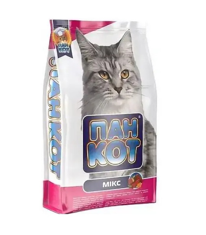 Корм сухий для котів Пан Кіт Мікс 10кг 