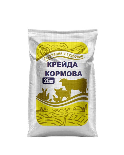 Вапнякове борошно для сільськогосподарських тварин та птиці Ca37% (25кг) 1117565